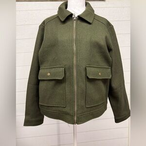 Women’s Banana Republic Green Zip Up Jacket NWT